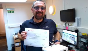 Lineal’s Ian awarded Certified DrayTek Network Admin