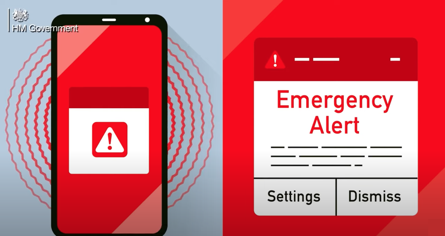 UK to Test Emergency Alert System - NEWS | Lineal IT Support
