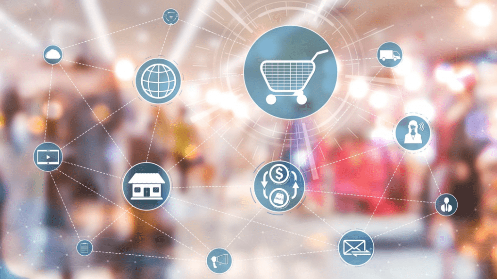 Retail themed cyber security graphic